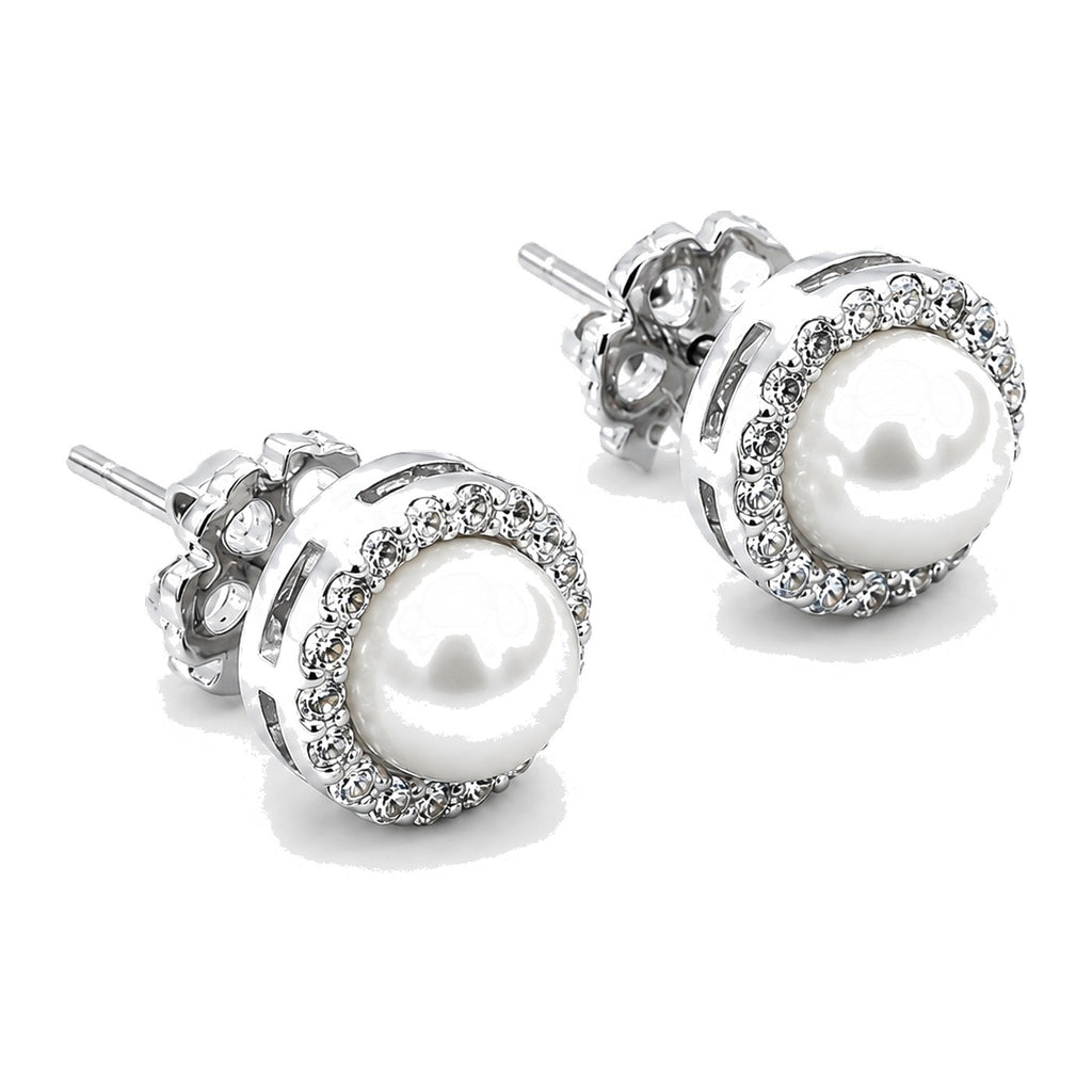 Moti Pearl Halo Studs