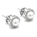 Moti Pearl Halo Studs