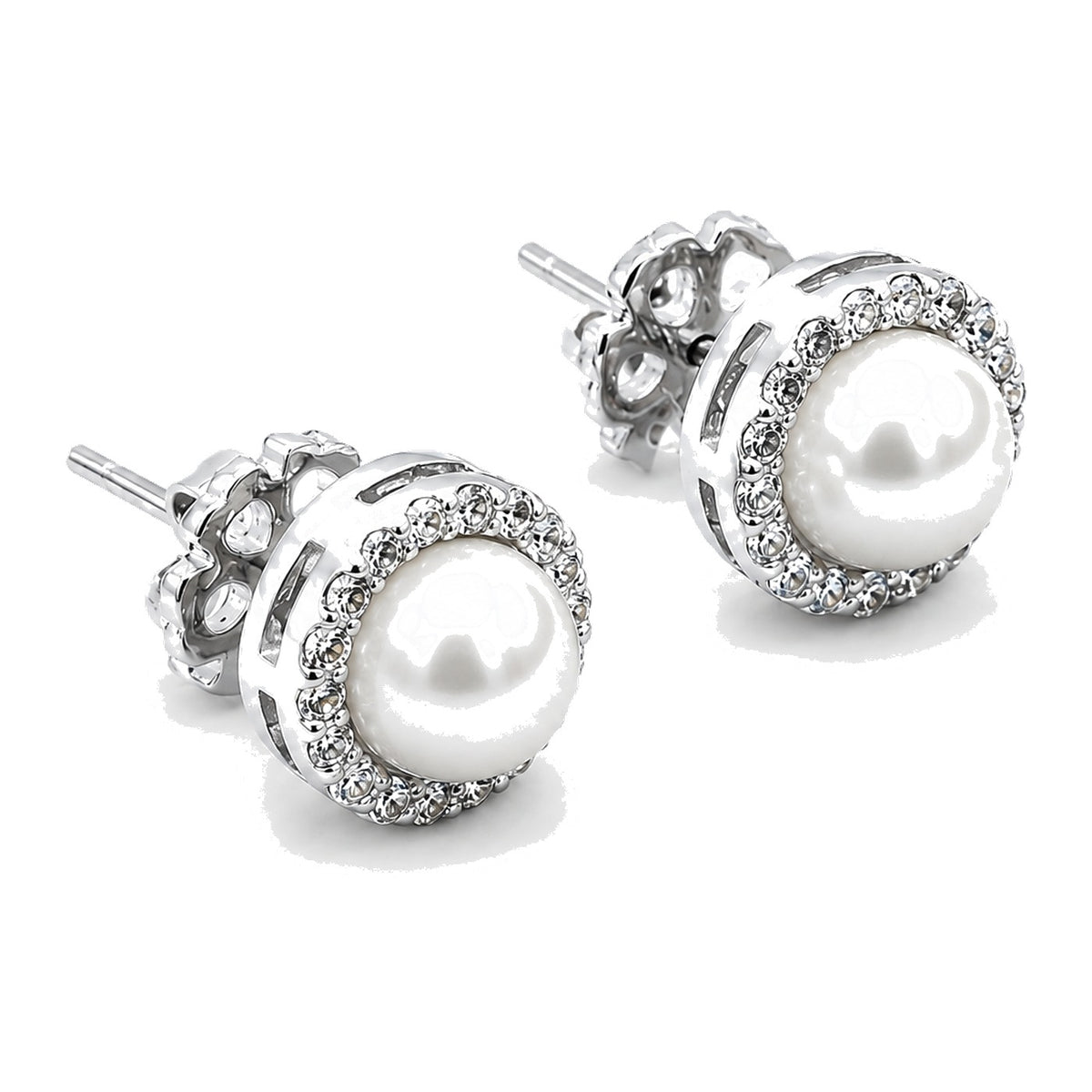 Moti Pearl Halo Studs