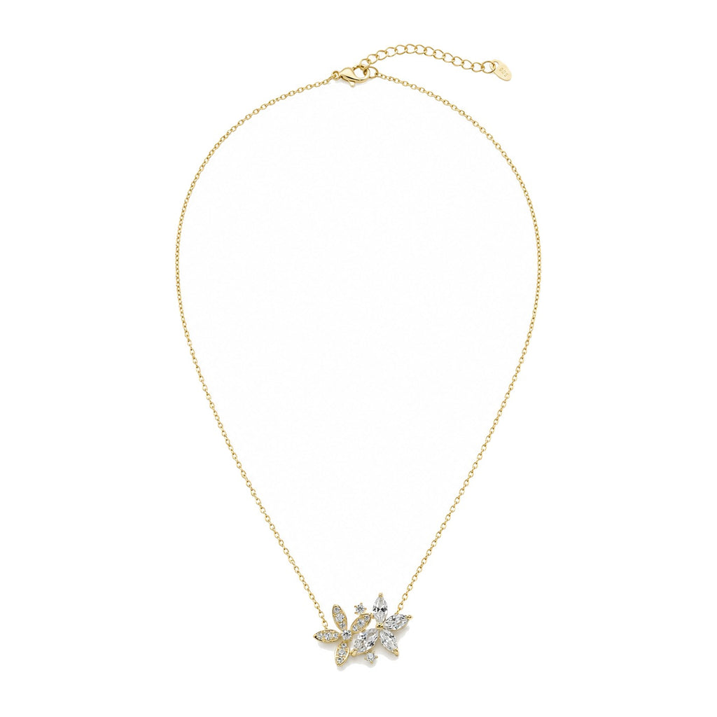 Kalika Marquise Cluster Necklace