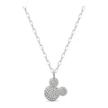 Mila Pave Silhouette Pendant