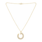 Nira Pave Circle Pendant