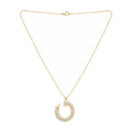 Nira Pave Circle Pendant