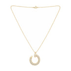 Nira Pave Circle Pendant