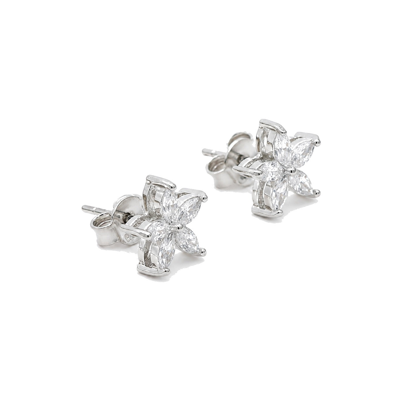 Juhi Marquise Flower Stud Earrings
