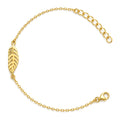 Vana Gold Leaf Bracelet