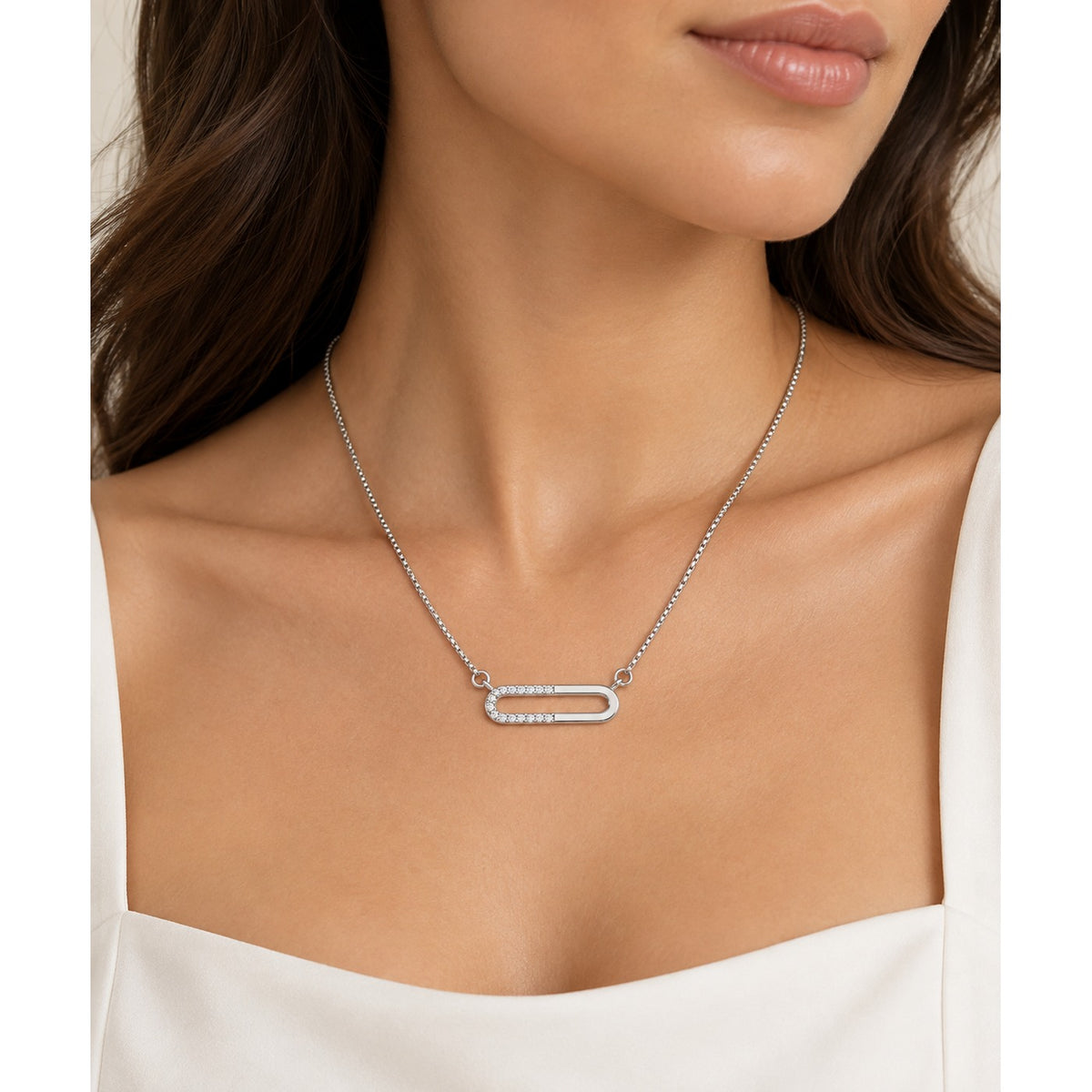 Reva Oval Link Pendant