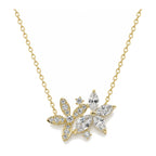 Kalika Marquise Cluster Necklace