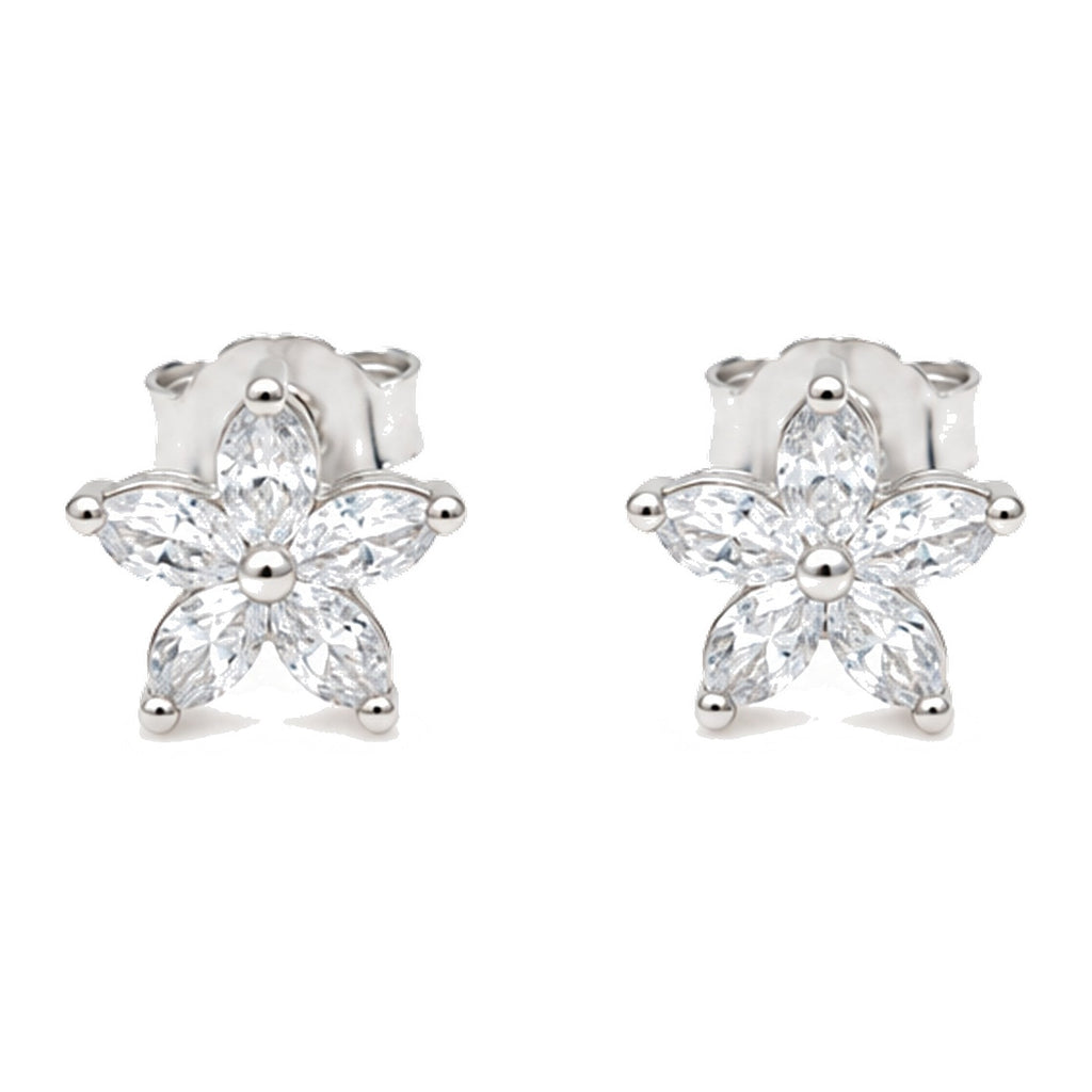 Juhi Marquise Flower Studs