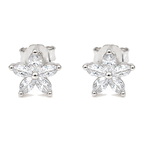 Juhi Marquise Flower Studs