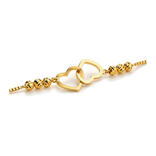 Anant Interlocked Heart Bracelet