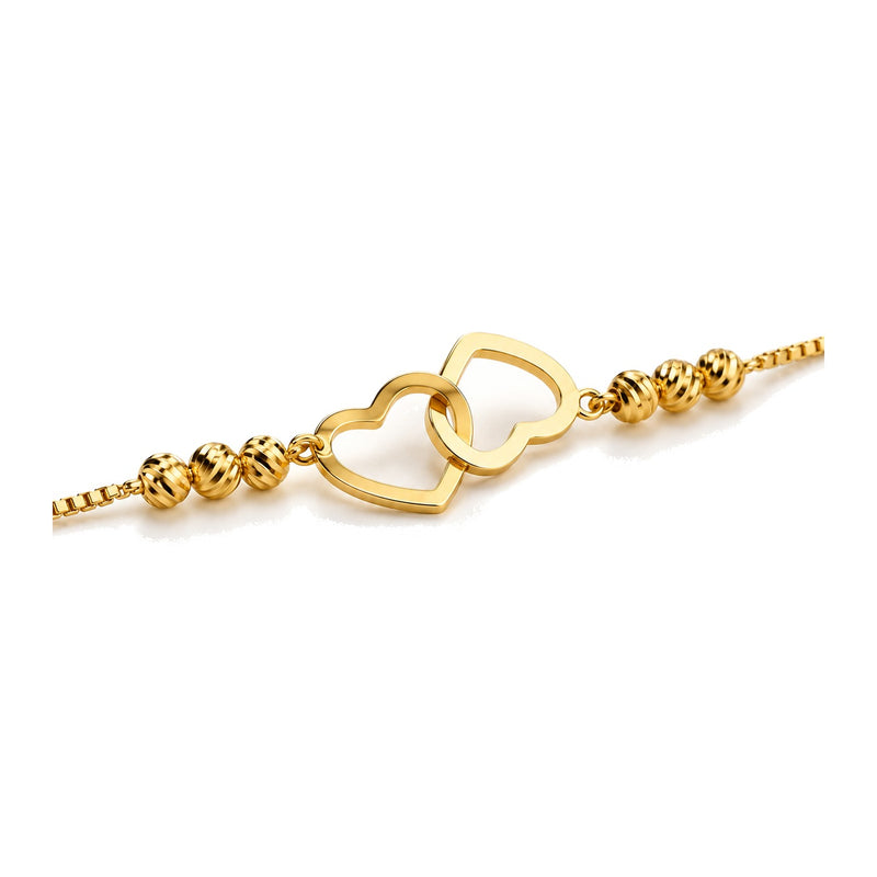 Anant Interlocked Heart Bracelet