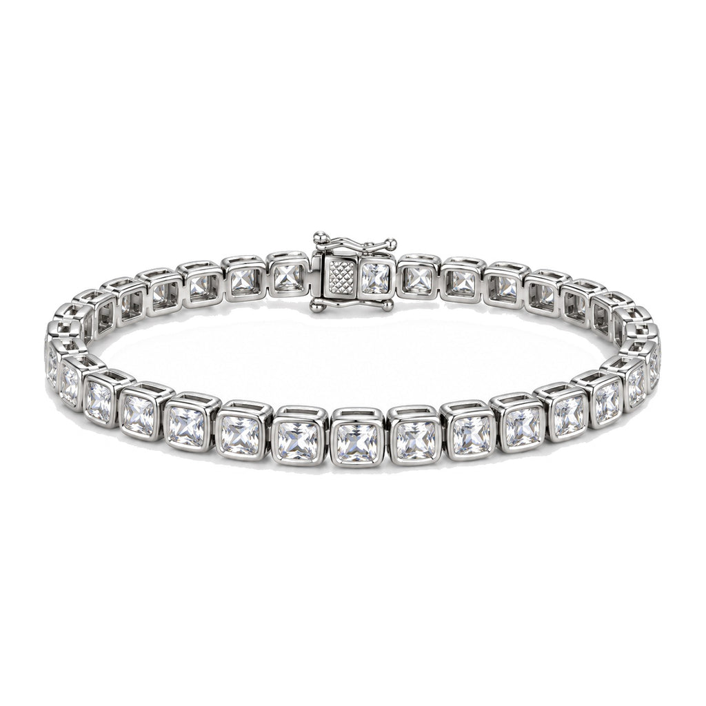 Heera Cushion-Cut Tennis Bracelet