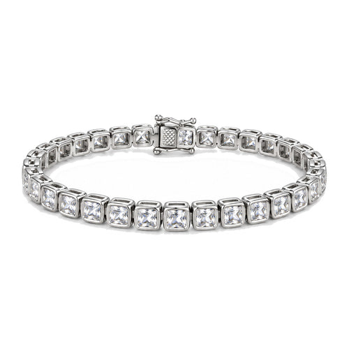 Heera Cushion-Cut Tennis Bracelet