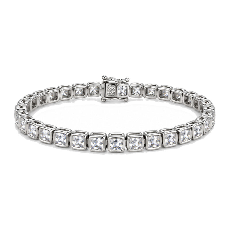 Heera Cushion-Cut Tennis Bracelet