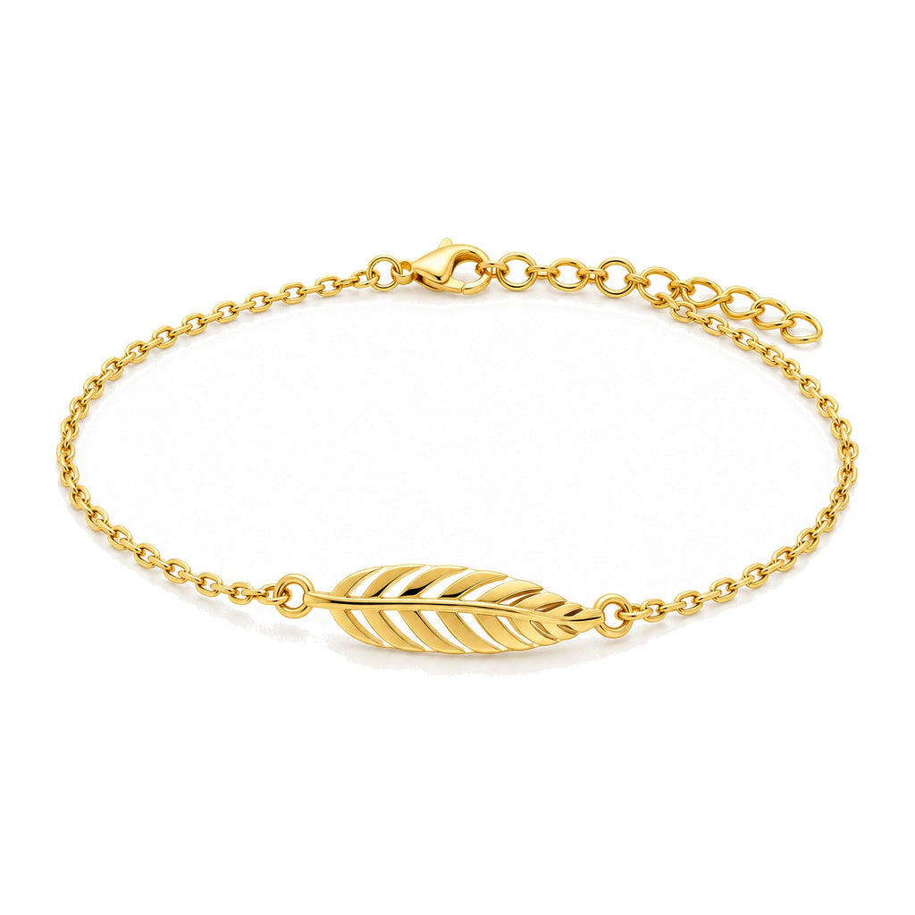 Vana Gold Leaf Bracelet