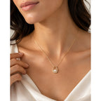 Sadaf Pearl Locket Necklace