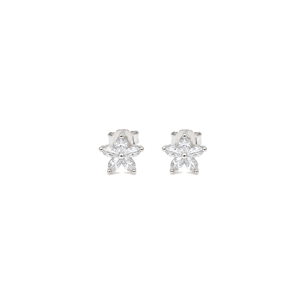 Juhi Marquise Flower Stud Earrings