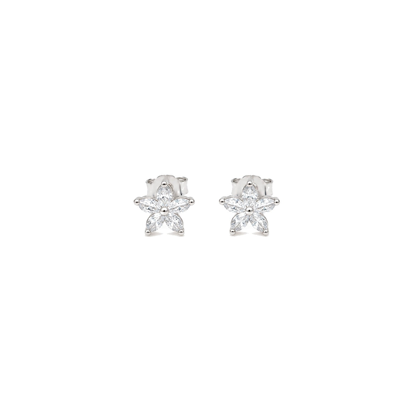 Juhi Marquise Flower Stud Earrings
