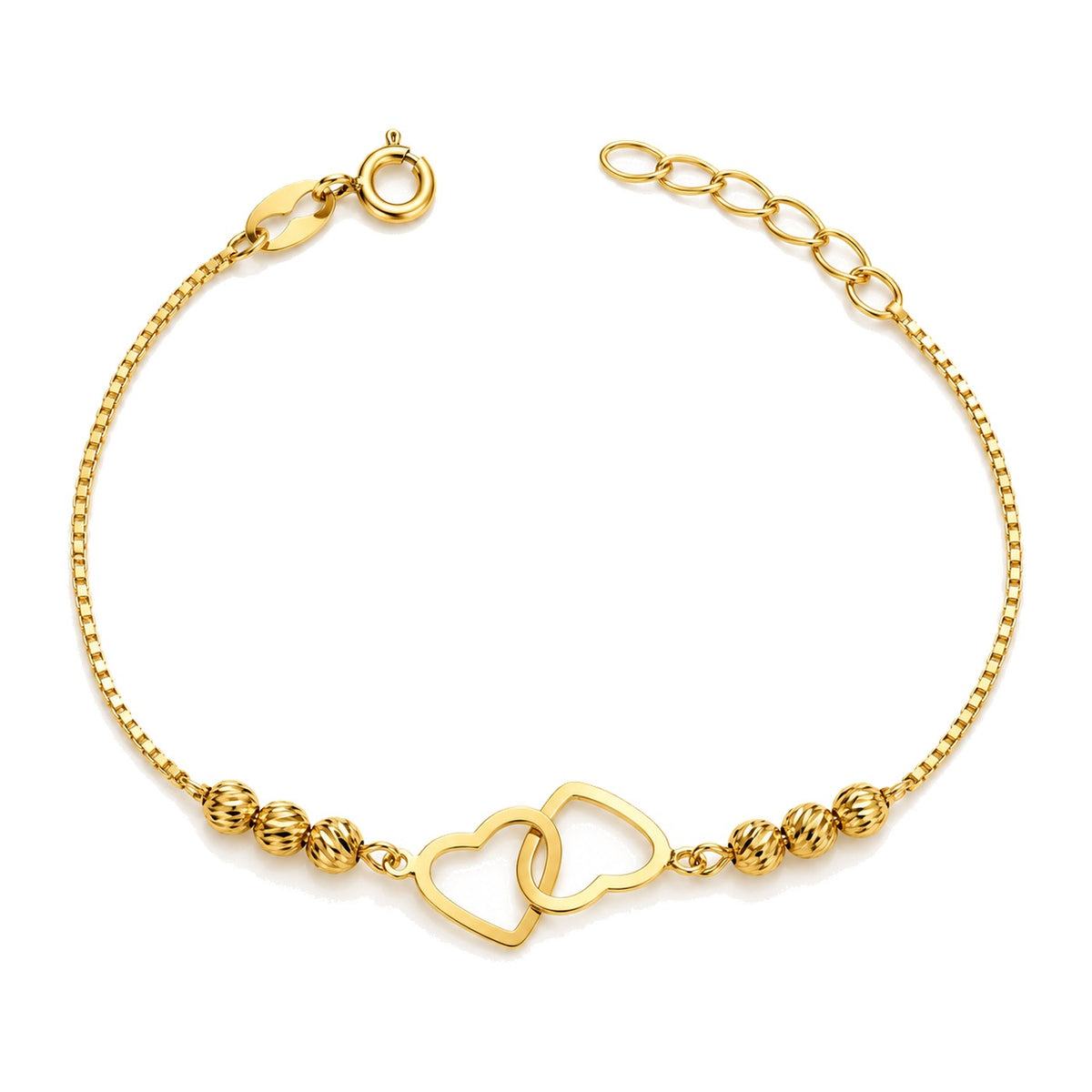 Anant Interlocked Heart Bracelet