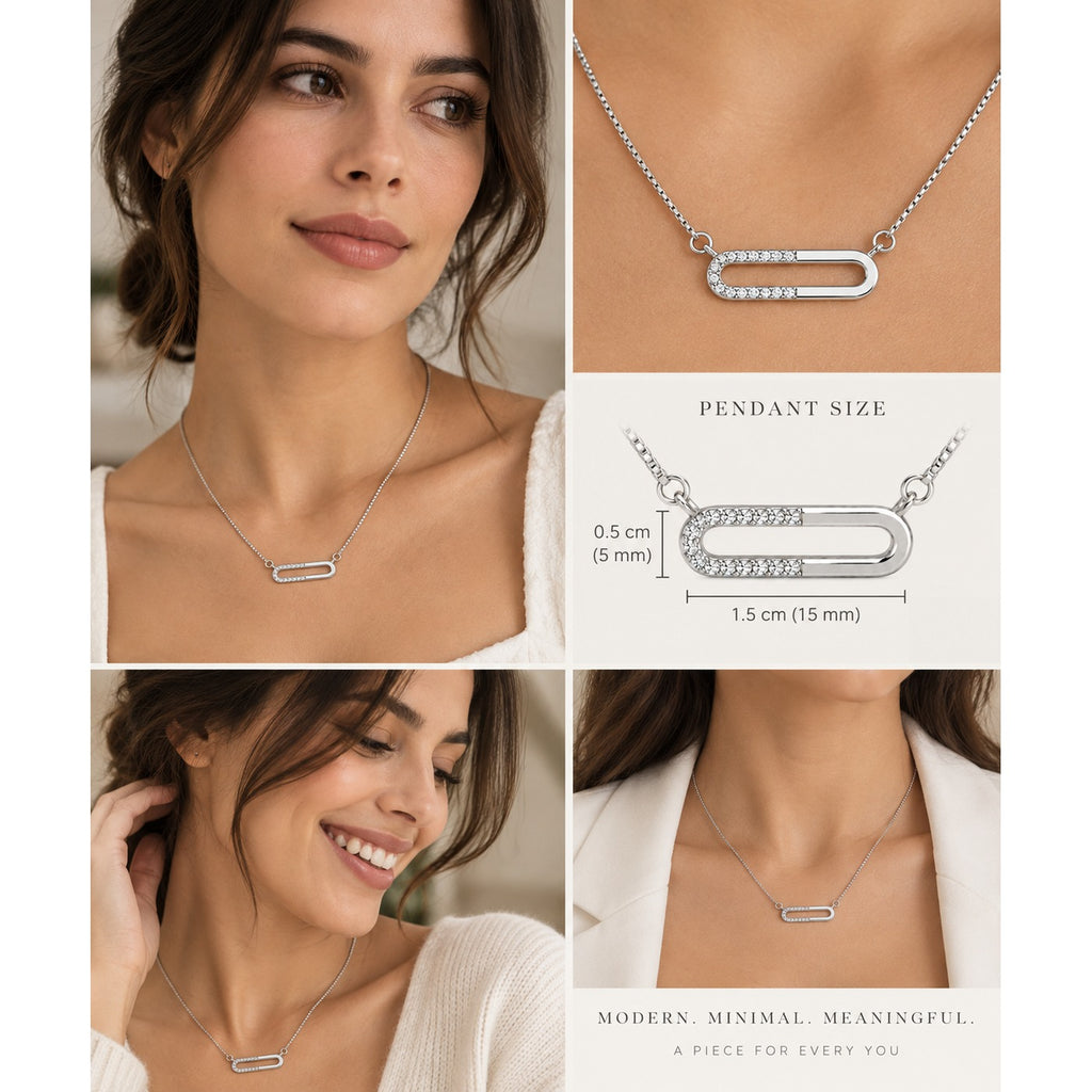Reva Oval Link Pendant