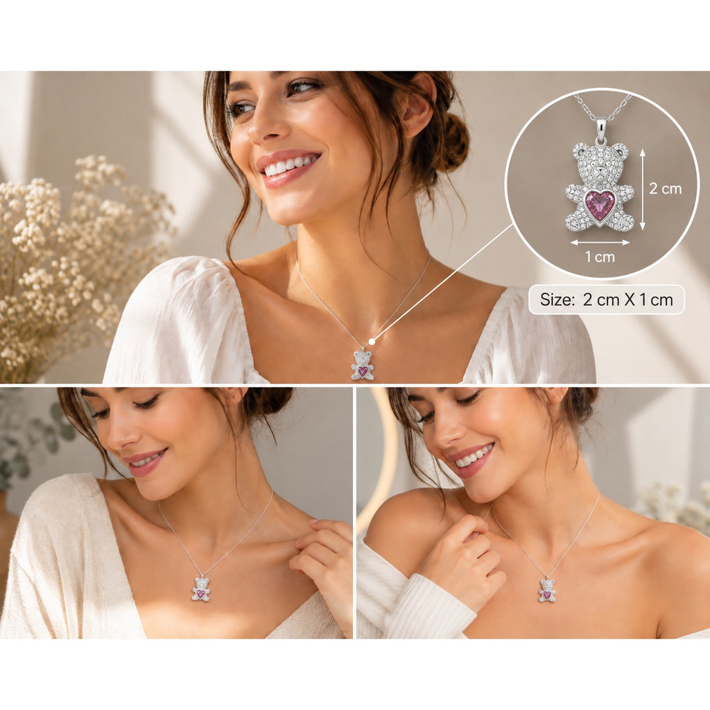 Nanhi Teddy Heart Pendant