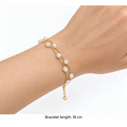 Nirali Twin Pearl Bracelet