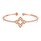 Meera Flower Pave Cuff