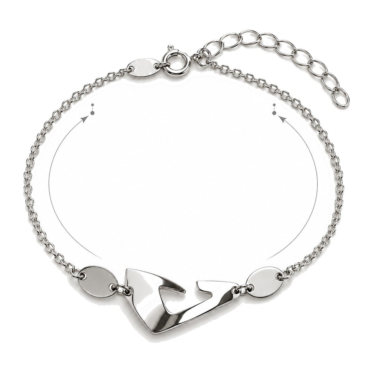 Lehar Folded Ribbon Bracelet