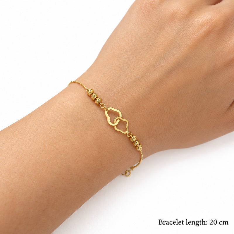 Anant Interlocked Heart Bracelet