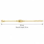 Vana Gold Leaf Bracelet