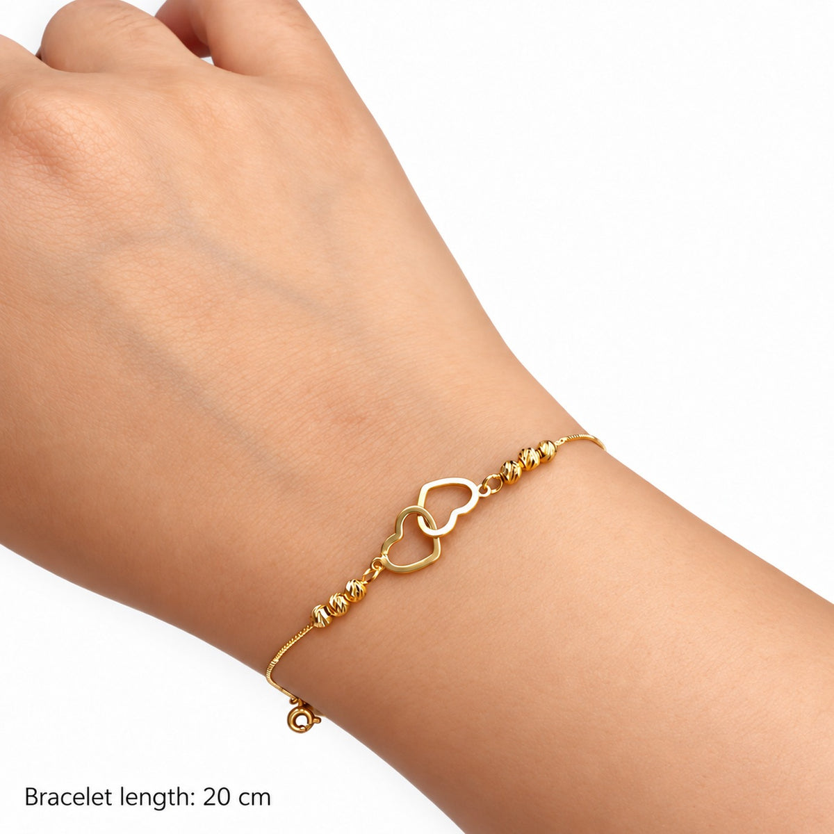 Anant Interlocked Heart Bracelet