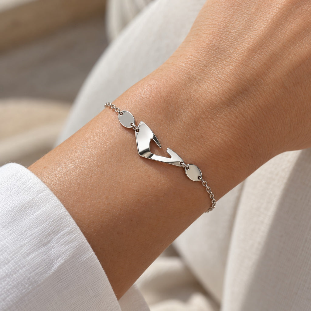 Lehar Folded Ribbon Bracelet