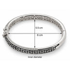 Kiran Greek Key Bangle