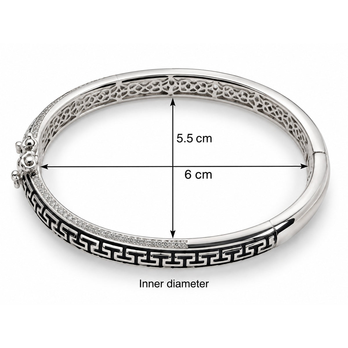 Kiran Greek Key Bangle