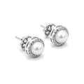 Moti Pearl Halo Stud Earrings